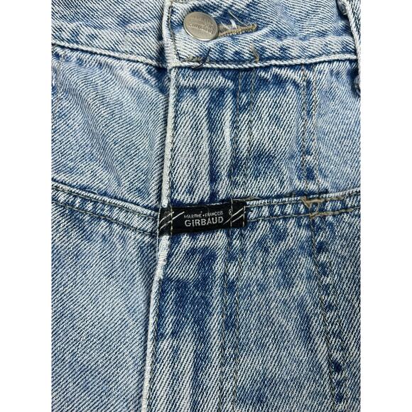 Marithe Girbaud Francois Blue Denim Shorts Frayed Cutoffs Cotton Women Size 32 - Picture 5 of 8